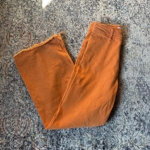 Zara Orange Wide Leg Pants